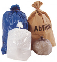 Abfallsäcke, Polyethylen 100 / Grau